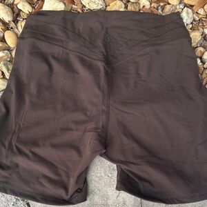 Buff Bunny Coffee Colored Athletic Shorts